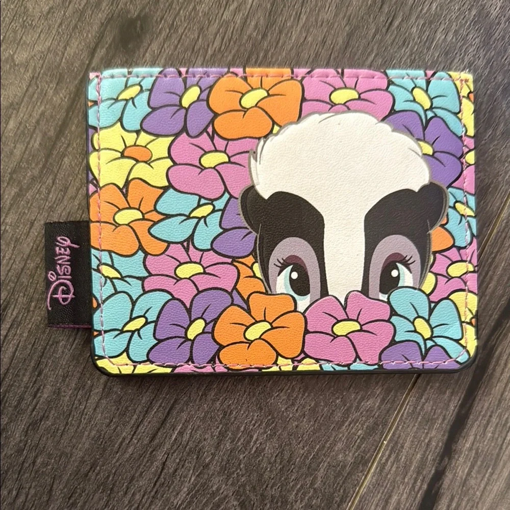 Disney Loungefly Flower from Bambi Colorful Floral Backpack and wallet Adorable